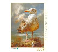 Puzzle · La beauté des Oiseaux - Illustrations | Une mouette · 2000 pièces · Format assemblé 90 × 67 cm · CALVENDO Puzzle