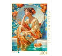 Puzzle · La beauté Sensuelle de l'art Nouveau | Un bain de pieds relaxant · 1000 pièces · Format assemblé 64 × 48 cm · CALVENDO Puzzle