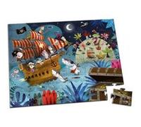 Janod Puzzle In Search Of The Treasure 36 Pieces Multicolore 4-7 Years