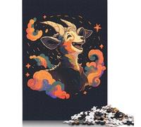 Puzzle « La chèvre édentée Qui rit » - Puzzle de 500 pièces en Bois pour Adultes, Anti-Stress - 500 pièces (52 x 38 cm)