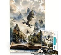 Puzzle La Chronique des Légendes pour Adultes, 1000 pièces, Think Smart Toy, décoration Murale précise et élégante 50x75cm