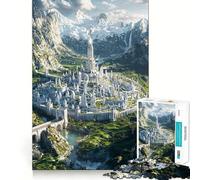 Puzzle La Cité Cachée pour Adolescents 1000 pièces Améliore la mémoire Loisirs à la Maison Bordure précise Cadeau Exquis 38x52cm