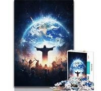 Puzzle La Croix de Jésus 1000 pièces pour Adolescents Jouets éducatifs et éducatifs pour la Famille renforce l'amour Entre Les Couples 38x26cm