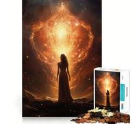 Puzzle La Déesse Devant Moi pour Adolescents, 1000 pièces, stimule la mémoire, Passe-Temps, Bords Nets, Joli Cadeau 50x75cm