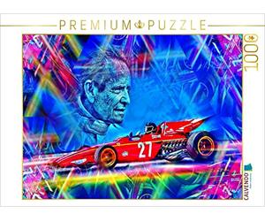 Puzzle · La Ferrari 312B pilotée par Jacky Ickx est Un modèle culte des | années 1970 · Digital Art Jean-Louis Glineur · 1000 pièces · Format assemblé 64 × 48 cm · CALVENDO Puzzle