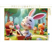 Puzzle · La forêt est Pleine de Musique | Un motif du calendrier Kunterbunte Kinderträume (Rêves… · 1000 pièces · Format assemblé 64 × 48 cm · CALVENDO Puzzle