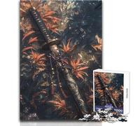 Puzzle La Lame de l'Automne Doré 1000 pièces pour Adolescents:Jeu d'éveil et de découverte, Cadeau Original pour Les fêtes Dimensions:38x26cm