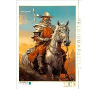 Puzzle · La littérature Universelle en Images | Don Quichotte · 1000 pièces · Format assemblé 64 × 48 cm · CALVENDO Puzzle