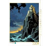 Puzzle · La Lorelei | Leur chant fait oublier tout, leur beauté apporte la mort à… · 2000 pièces · Format assemblé 90 × 67 cm · CALVENDO Puzzle