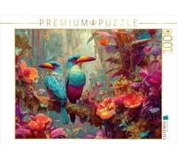 CALVENDO Puzzle La Magie de la Jungle | 1000 pièces de Taille de la Ponte 64 x 48 cm Puzzle Photo pour des Heures heureuses