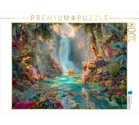 Puzzle · La Magie de la Jungle | Près de la cascade · 1000 pièces · Format assemblé 64 × 48 cm · CALVENDO Puzzle