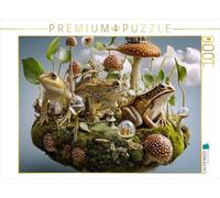 Puzzle · La Magie des crapauds au Royaume des Champignons | Seule l'IA peut rêver avec autant de détails · Laissez votre… · 1000 pièces · Format assemblé 64 × 48 cm · CALVENDO Puzzle