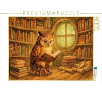 Puzzle · La Magie des hiboux dans la bibliothèque de la Maison dans l'arbre | Un motif du calendrier Chez soi chez les petits · Une année ple… · 1000 pièces · Format assemblé 64 × 48 cm · CALVENDO Puzzle