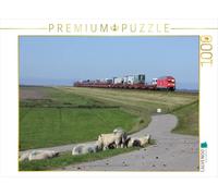 Puzzle · La Nouvelle série 245 sur Le Hindenburgdamm | 1000 pièces · Format assemblé 64 × 48 cm · CALVENDO Puzzle
