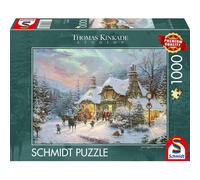 Puzzle La Nuit De Santa Avant Noël 1000 Pcs Vert TU