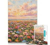 Puzzle Là où Le Ciel fleurit pour Adultes,1000 pièces,Jeu de réflexion,découpe de précision,Bords Lisses,défi Amusant pour Passer Le Temps (38x52cm)