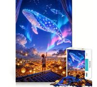 Puzzle Là où Les rêves prennent Leur envol 1000 pièces Jeu de Construction Assemblage Parfait sans écart Activité gratifiante pour Les Jours de Pluie (38x26cm)