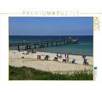 Puzzle · La Plage et la jetée de la Station balnéaire de Rerik, sur la mer | Baltique · Badeidylle pur · 1000 pièces · Format assemblé 64 × 48 cm · CALVENDO Puzzle