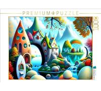 Puzzle · La Porte de l'automne | 1000 pièces · Format assemblé 64 × 48 cm · CALVENDO Puzzle