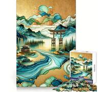 Puzzle La Porte du Paradis 1000 pièces pour Adultes Jeu Intelligent et ludique d'intérieur Découpe précise 38x52cm