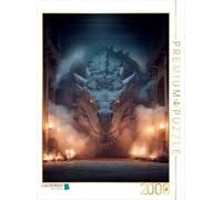 Puzzle · La Porte du Royaume des Dragons | Une aventure fantastique et magique · 2000 pièces · Format assemblé 90 × 67 cm · CALVENDO Puzzle