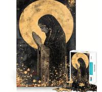 Puzzle La Prière de la Déesse 1000 pièces pour Adultes, Jeu de réflexion et de logique, détente et Relaxation, découpe précise, 38x26cm