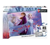 Nathan - Puzzle enfants - 45 pièces - L'amour de deux sœurs - Disney La Reine des Neiges 2 - Fille ou garçon dès 5 ans - Puzzle de qualité supérieure - Carton épais et résistant - Princesses - 86451