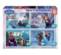 Puzzle La Reine des Neiges - EDUCA - 4 puzzles progressifs - 380 pièces