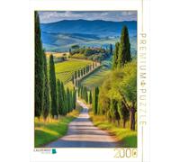 Puzzle · La sérénité méditerranéenne au cœur des vignes | 2000 pièces · Format assemblé 90 × 67 cm · CALVENDO Puzzle