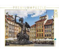 Puzzle · La sirène de Varsovie, emblème de la Capitale | Varsovie · 1000 pièces · Format assemblé 64 × 48 cm · CALVENDO Puzzle