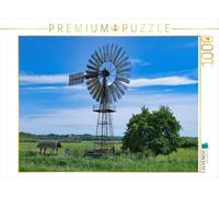 Puzzle · La Station de pompage éolienne de Lobbe - Site Historique | À la découverte de la plus belle péninsule de Rügen · 1000 pièces · Format assemblé 64 × 48 cm · CALVENDO Puzzle
