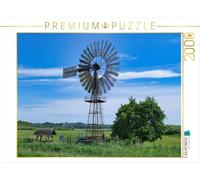 Puzzle · La Station de pompage éolienne de Lobbe - Site Historique | À la découverte de la plus belle péninsule de Rügen · 2000 pièces · Format assemblé 90 × 67 cm · CALVENDO Puzzle