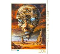 Puzzle · La tête dorée | Image imaginaire d'un monde de rêve · générée par l'IA · 1000 pièces · Format assemblé 64 × 48 cm · CALVENDO Puzzle