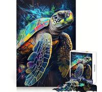 Puzzle La Tortue Patiente pour Adultes 1000 Pièces Stimule la Mémoire Moment Cosy Assemblage Liste de Souhaits du Père Noël 38x26cm
