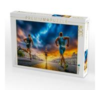 Puzzle · La troisième Discipline - Courir | 1000 pièces · Format assemblé 64 × 48 cm · CALVENDO Puzzle