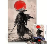 Puzzle La Vengeance du Shogun pour Adolescents, 1000 pièces, Version améliorée, apaisante et Amusante, décoration Murale Transparente (38x26cm)