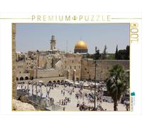 Puzzle · La Vieille Ville de Jéru m, avec Le Mur des Lamentations et Le | Dôme du Rocher · Des flots de Juifs, mais surtout de visiteurs… · 1000 pièces · Format assemblé 64 × 48 cm · CALVENDO Puzzle