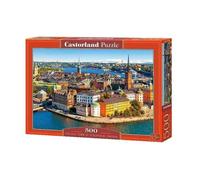 Puzzle 500 Pièces Vieille Ville De Stockholm, Suède