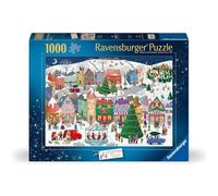 Puzzle la ville de noël 1000 pcs