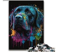 Puzzle Labrador coloré de 2000 pièces pour Adultes et Adolescents, Jouets éducatifs et éducatifs, Jeux en Famille avec Affiche et fiche de Questions 70x100cm