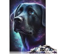Puzzle Labrador Galaxy 1000 pièces, Casse-tête pour Adultes, Puzzle pour Enfants Adultes, Cadeau de Noël, 1000 pièces (75 x 50 cm)