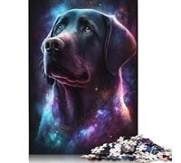 Puzzle Labrador Galaxy pour Adultes, 500 pièces, Puzzles pour Enfants, Puzzles en Bois pour Adultes, pour la Famille et Les Amis, 500 pièces (52 x 38 cm)