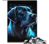 Puzzle Labrador Retriever 1000 pièces pour Adolescents, Difficile à réaliser mais Amusant et Humoristique, Cadeau d'anniversaire, décoration Murale (26x38cm)
