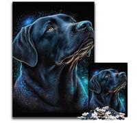Puzzle Labrador Retriever 1000 pièces, Puzzle Difficile pour Adultes, décoration à Faire soi-même, défi cérébral, pour Adultes, Famille, Cadeau de Vacances 50x75cm/19,68x29,52 Pouces