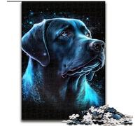 Puzzle Labrador Retriever pour Adultes 1000 pièces, Jeu Familial Anti-Stress, défi Difficile, Cadeaux pour Amis et Famille (50x75cm)