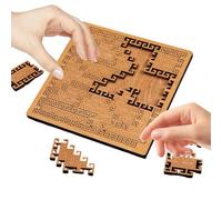 Puzzle labyrinthe en bois - Jeu de logique amusant avec construction robuste, casse-tête interactif en bois pour l'apprentissage et la concentration | Jeunes Garçons Filles Noël Salle de récré