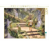 Puzzle · Labyrinthes d'escaliers | Ce labyrinthe d'escaliers monte très haut · 1000 pièces · Format assemblé 64 × 48 cm · CALVENDO Puzzle