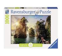 Ravensburger - Puzzle Adulte - Puzzle 1000 p - Lac de Cheow LAN, Thaïlande - 13968