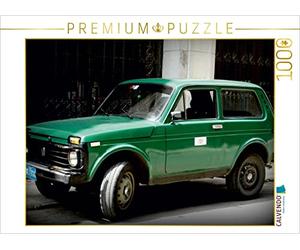 Puzzle · Lada Niva à La Havane | 1000 pièces · Format assemblé 64 × 48 cm · CALVENDO Puzzle
