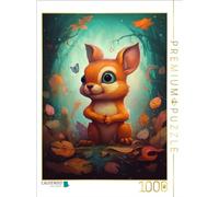 Puzzle · L'adorable Petit Lapin | Une jolie illustration IA d'un adorable lapin · 1000 pièces · Format assemblé 64 × 48 cm · CALVENDO Puzzle
